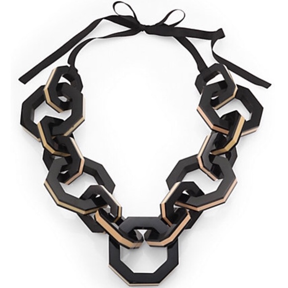 Massive Josie Natori structural necklace